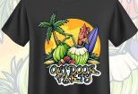 I will do outdoor adventure hiking camping california t shirt design 13 - kwork.com