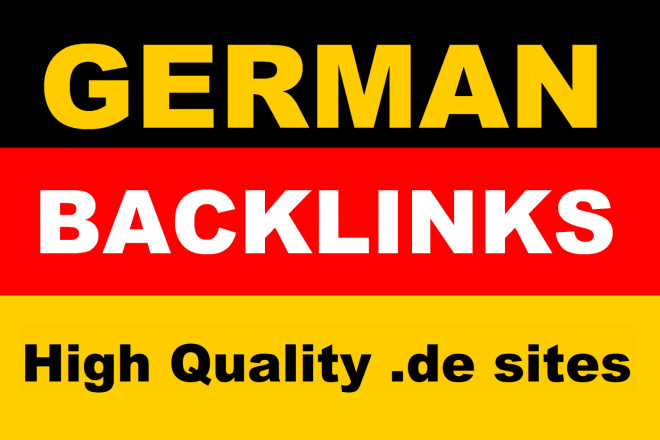 60 permanent german dofollow backlinks from germany sites German Backlinks  SEO 
