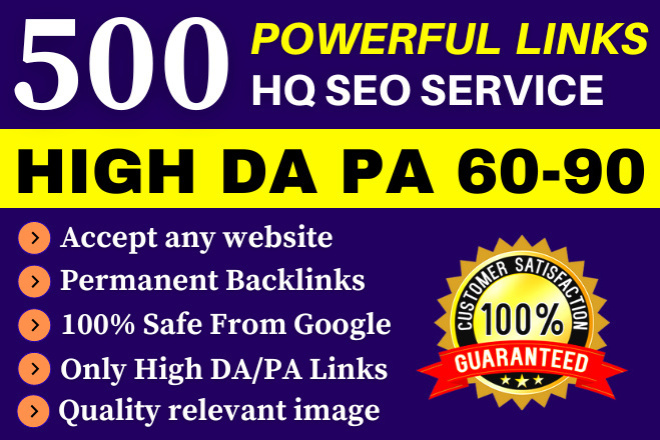 Buy High DA Backlinks
