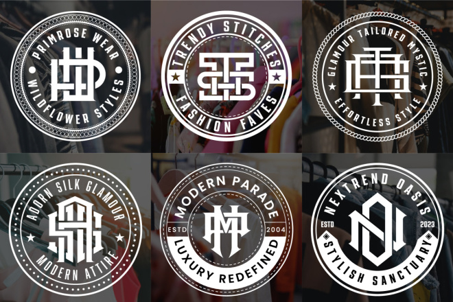 Initial letters, monogram logo, design, urban, clothing brand for $10 ...