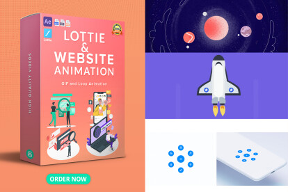 I will Create Lottie Animation, JSON, SVG, Gif for Website or App for $20,  freelancer Farhan Sadiq (faranstudio) – Kwork