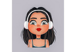 I'll make a funny avatar for social network and portrait for girls 5 - kwork.com